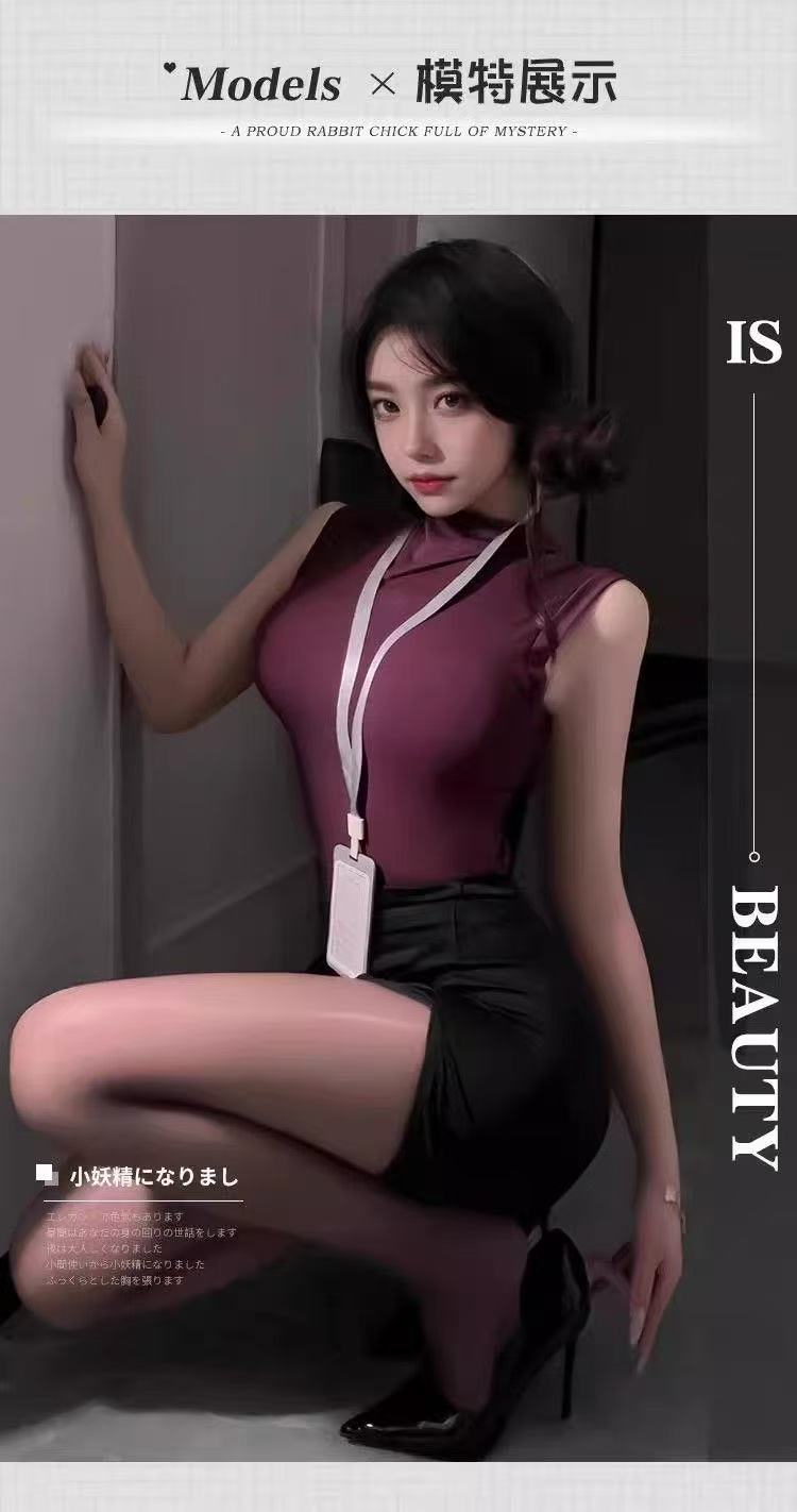 性感秘书紧身包臀裙制服情趣内衣新款御姐纯欲风睡裙cos职业装辣妹装
