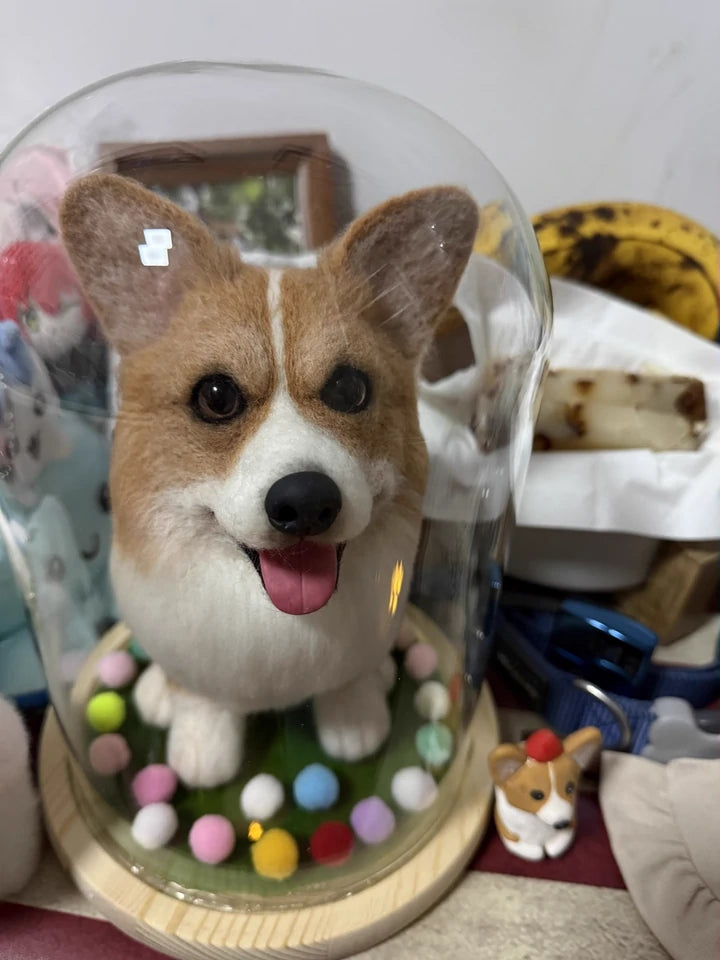 Custom 3D Full-Body Felt Dog and Pet Figures