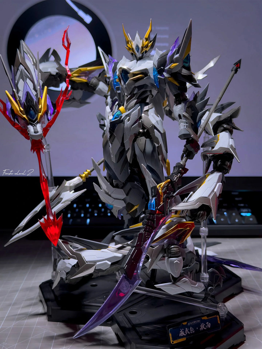 Moto-Core Ao Bing: Earth-Meeting Star Mighty Colours Armoured Mech Assembly Model