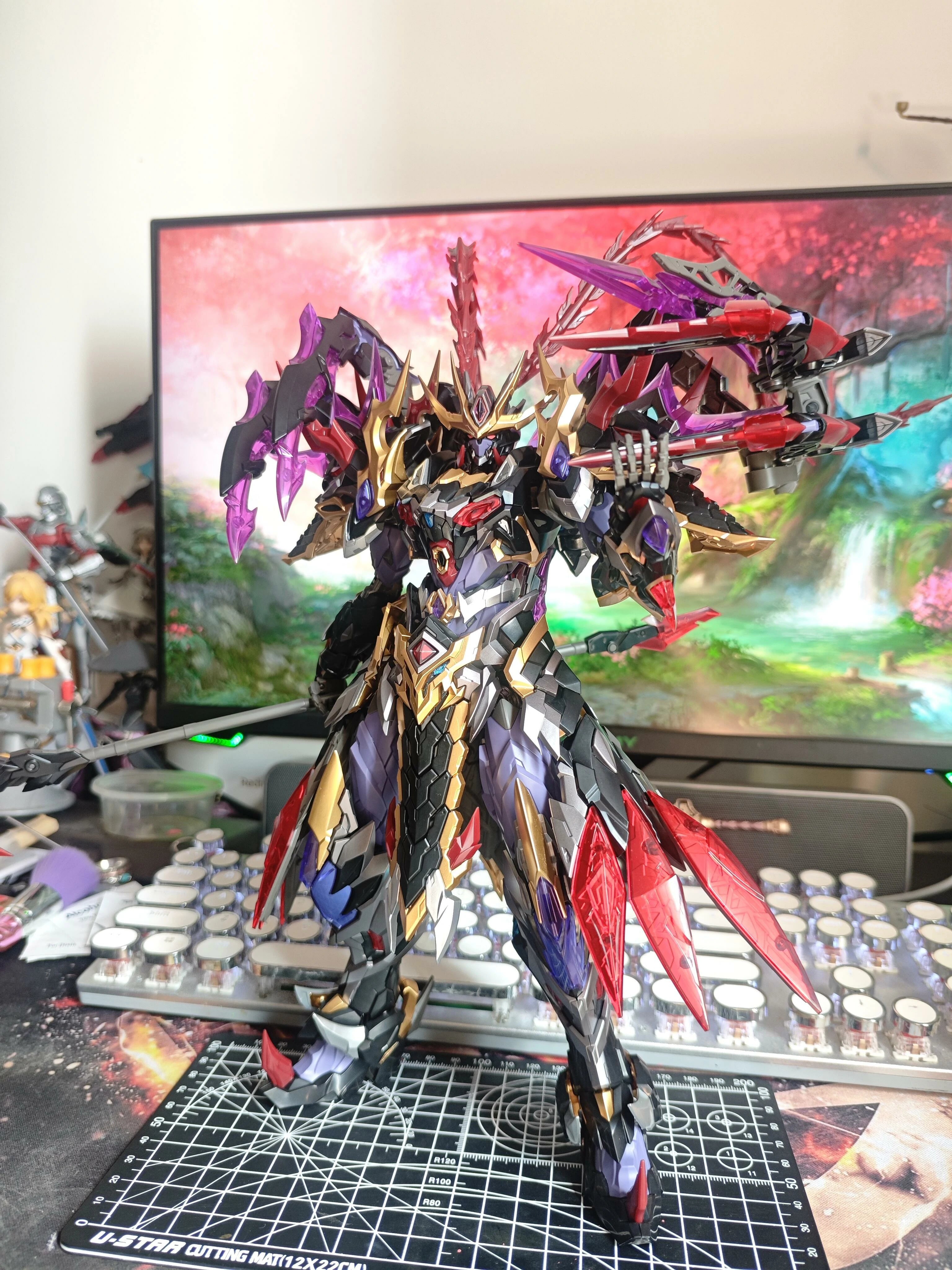 Yao Guang Palace - Lord of the Ruined Army - Lü Bu Assembly Alloy Model Kit