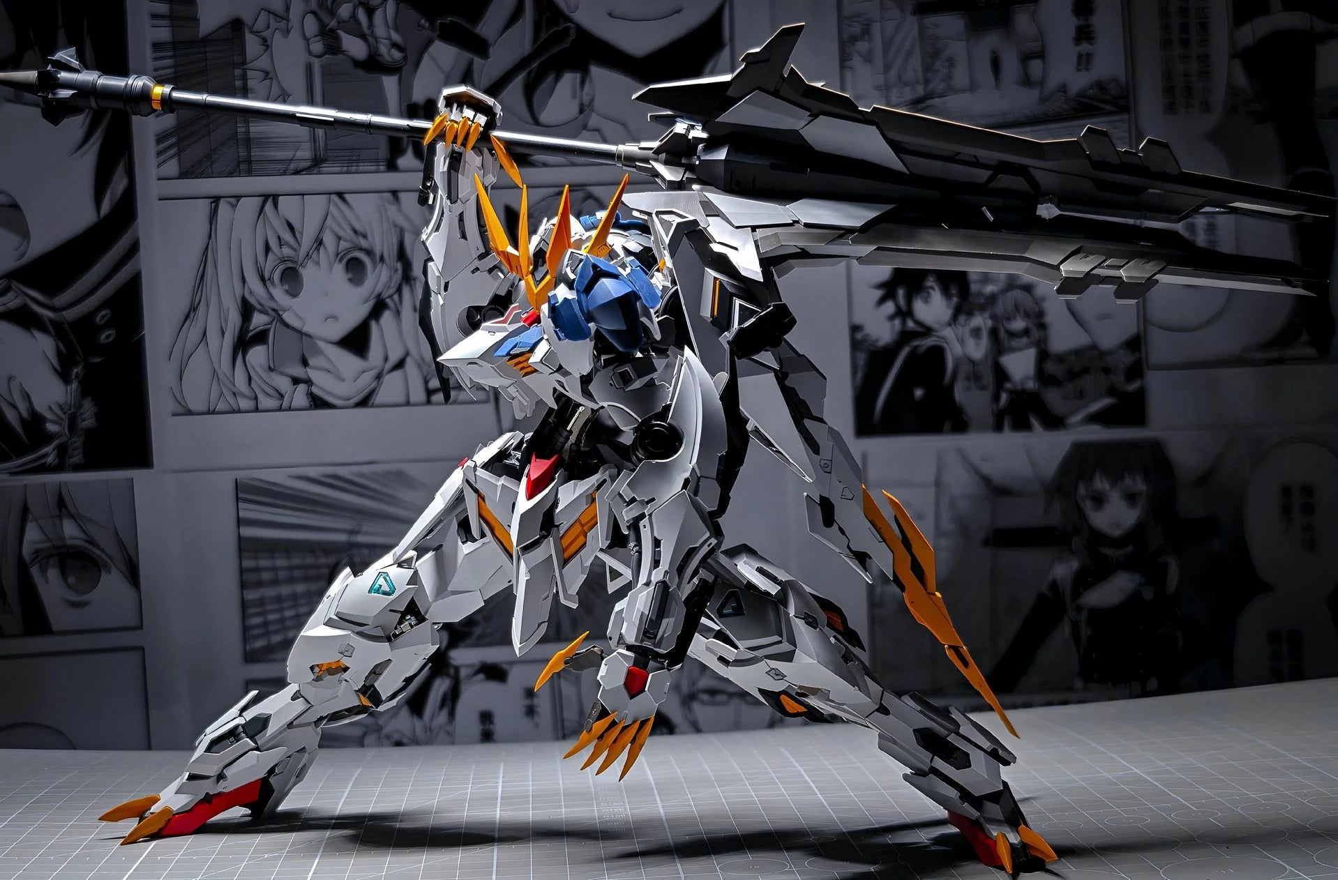 Wolf King 1/100 Scale Die-Cast Metal Frame Assembly Model