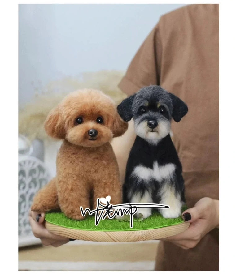 Custom Wool Felt Dog Photo Frames