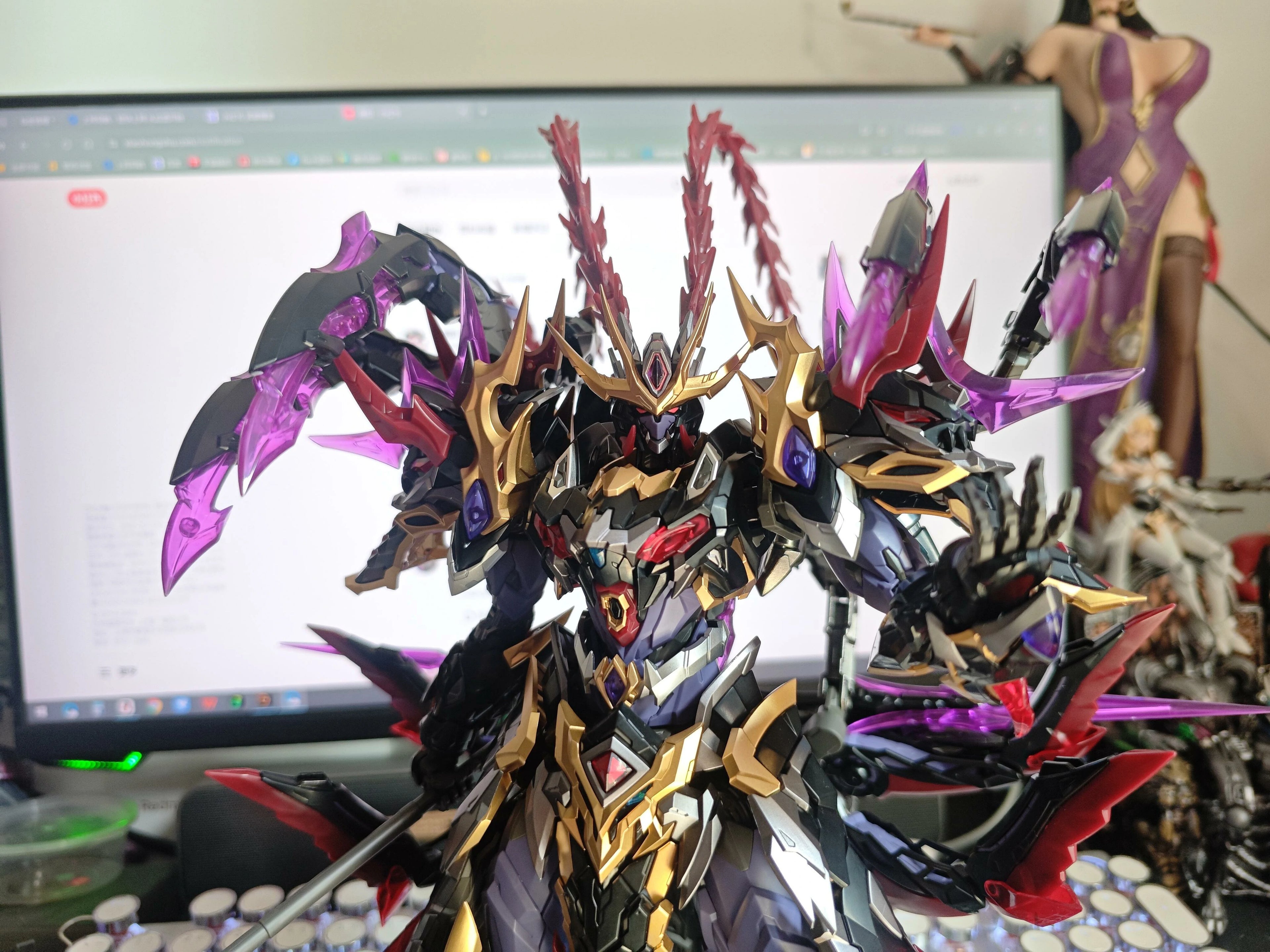 Yao Guang Palace - Lord of the Ruined Army - Lü Bu Assembly Alloy Model Kit