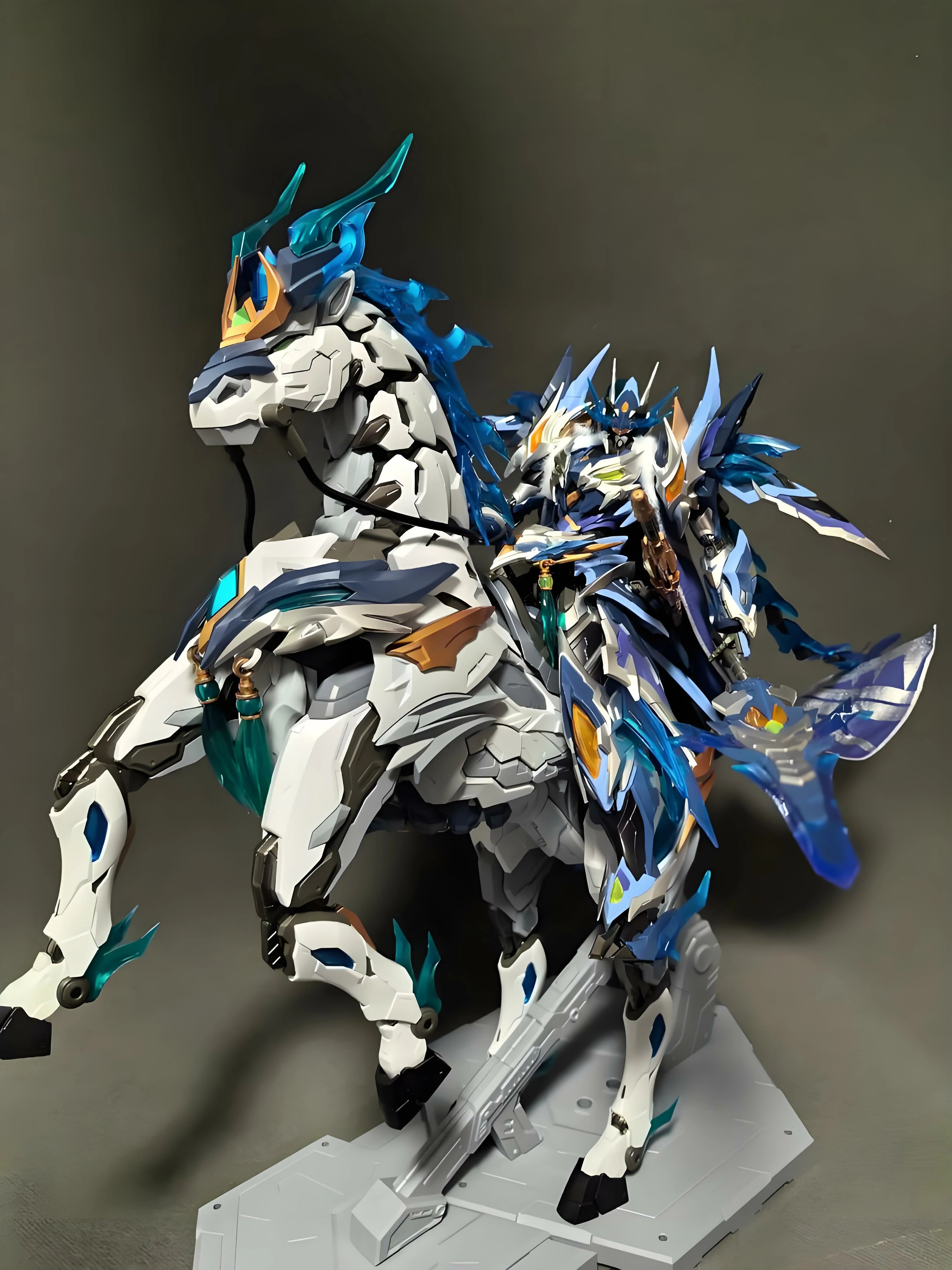 Motorized Core: Zhao Yun Tianyou Star Valorous Warrior · White Dragon Foal Super Alloy Frame Assembly