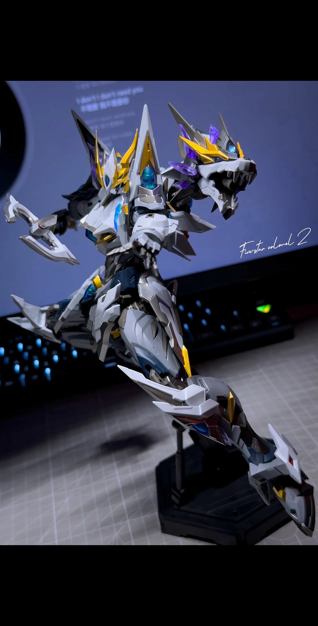 Moto-Core Ao Bing: Earth-Meeting Star Mighty Colours Armoured Mech Assembly Model